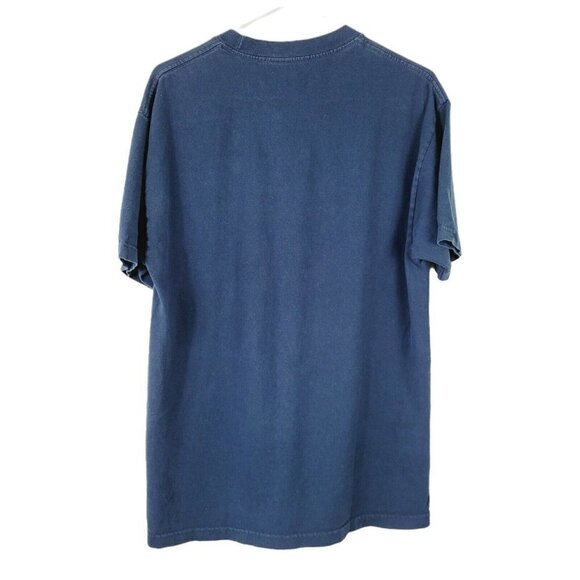 Diamond Supply Soccer Graphic T-Shirt Navy Blue Sz Large Young Men Teens - Picture 3 of 9